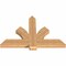 Ekena Millwork Redmond Smooth Timber Gable Bracket, Western Red Cedar, 48"W x 32"H x 3 1/2"D x 5 1/2"F, 16/12 Pitch GBW048X32X0406RED00SWR - alternate 5